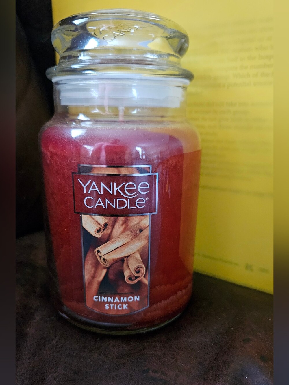 Yankee Candle Red Cinnamon Stick Jar Candle 22 oz